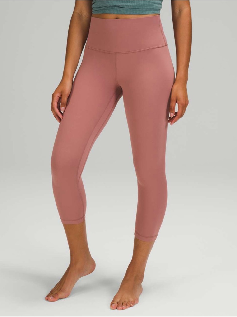 Lululemon Align Crop 21" size 6 in Spiced Chai